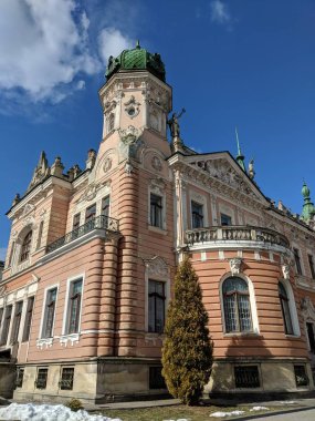 Eski Lviv şehir mimarisi cityscape