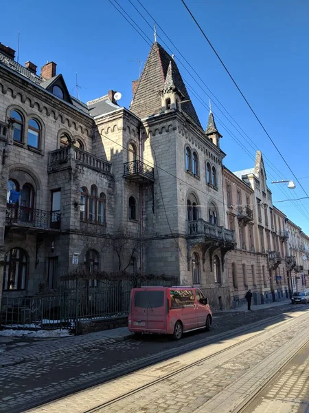 Vieille Ville Lviv Architecture Paysage Urbain — Photo