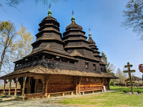 Lkviv Ukraina April 2018 Lviv Gamla Arkitekturen Stadsbilden Vårsäsongen — Stockfoto