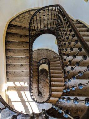 Eski merdiven arka plan deseni grunge tarzı