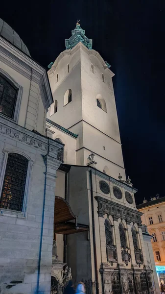 Nacht Lviv Oude Stad Architectuur Kerst — Stockfoto