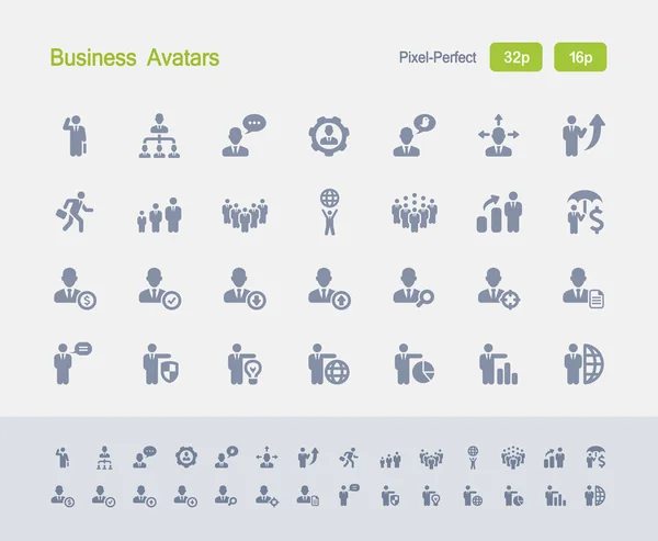 İş avatarları - granit simgeler