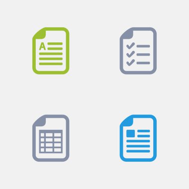 Belge türleri - granit simgeler