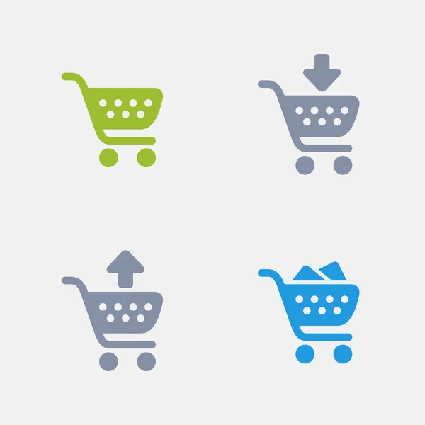 Alışveriş sepetleri - granit simgeler