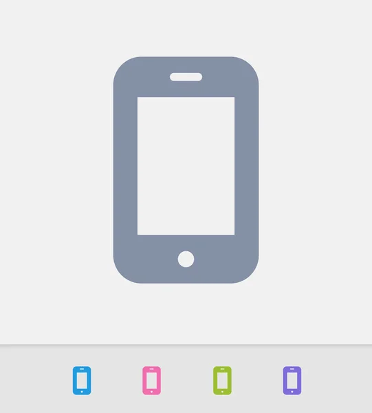 Smartphone - žulové ikon — Stockový vektor