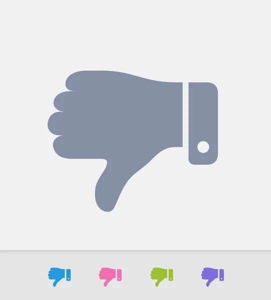 Thumbs Down - Granite Icons — Stock Vector