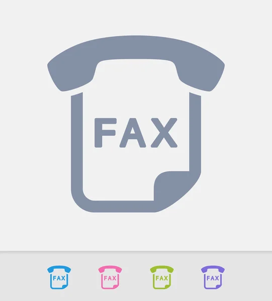 Faxmeddelande - granit ikoner — Stock vektor