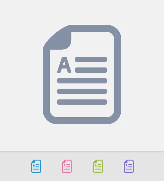 Metin belgesi - granit simgeler