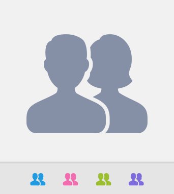 Avatar çift - granit simgeler