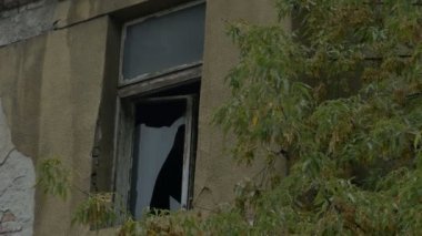 Issız ev kırık camda