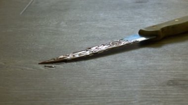 Katta kanlı bıçak