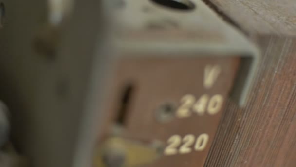 Vintage étui poussiéreux matériel électronique .