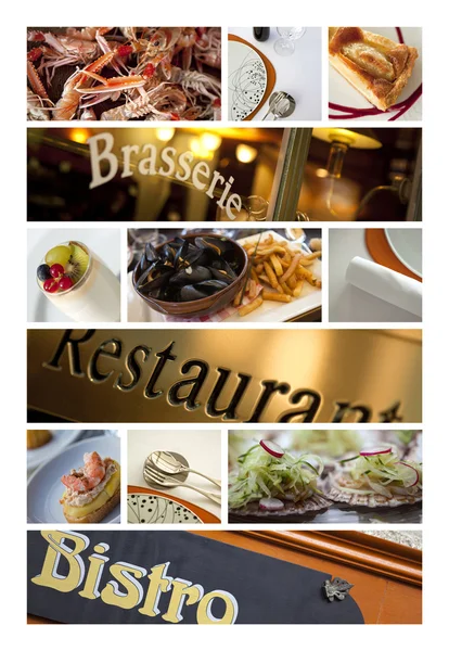 Restaurants en bistro 's — Stockfoto