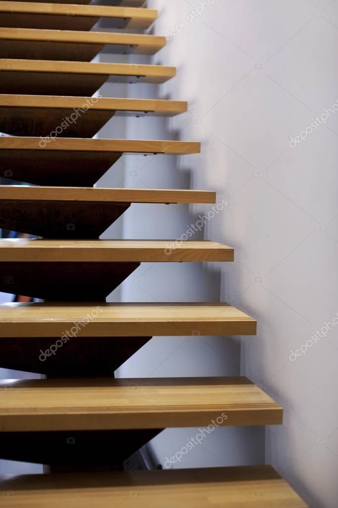 Escaleras de madera modernas — Fotos de Stock © jacquespalut #156786392