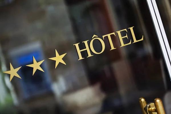 Three stars hotel — Stock Photo, Image