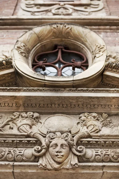 Stoned facade monument — Stock Photo, Image