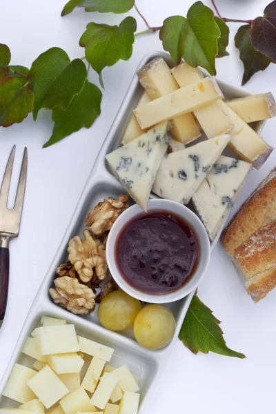 チーズ フランス ブランチ — ストック写真
