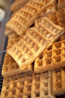 Bir fırın durak üzerinde gözleme, yakın çekim