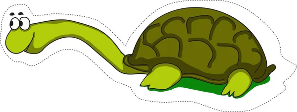 Komik kaplumbağa vektör
