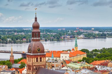 Riga Letonya görünümünü