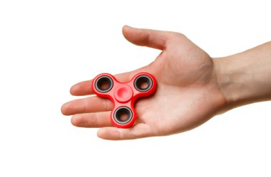 Kırmızı spinner yalan el