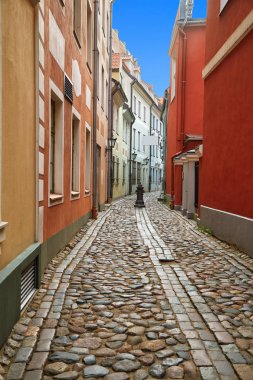 Riga'da küçük sokak