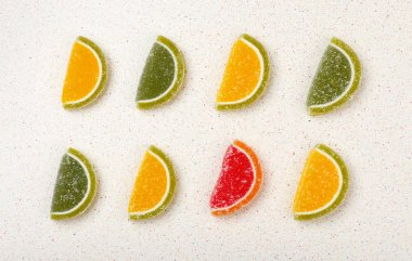 Renkli marmelat tatlılar