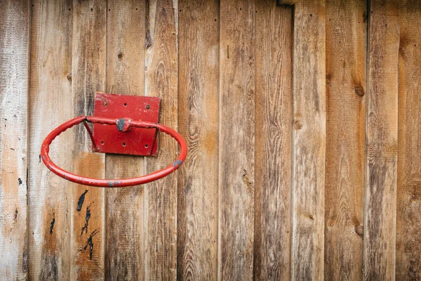 O velho anel de basquetebol — Fotografia de Stock