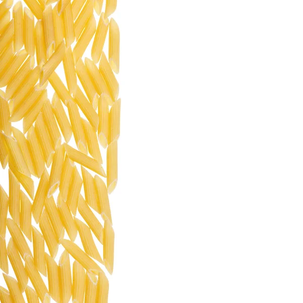 Hintergrund mit Penne Pasta — Stockfoto