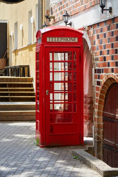 British telephone booth