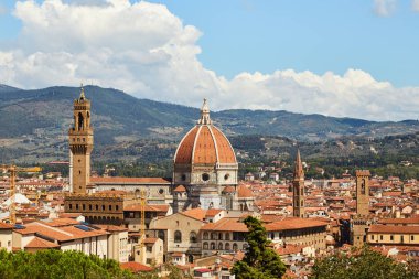 Floransa panorama Duomo orta ile