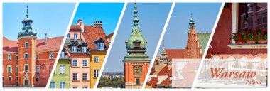 Varşova fotoğraflarının kolajı