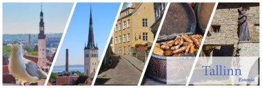 Tallinn 'in fotoğraflarıyla pankart