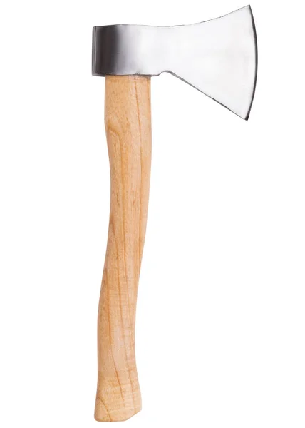 Axe Wooden Handle Isolated White Backgroun — Stock Photo, Image