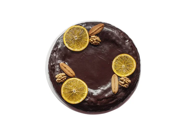 Portakal ile çikolatalı kek