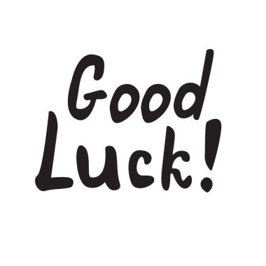 Aziz Patrick Günü. Harflerle iyi şanslar. Fırçayla çizilmiş el. Ayrı bir ilham cümlesi. Siyah çizgili grafik. Tebrik kartları, kartpostallar, ambalaj kağıtları, tekstil ve posterler için.. 