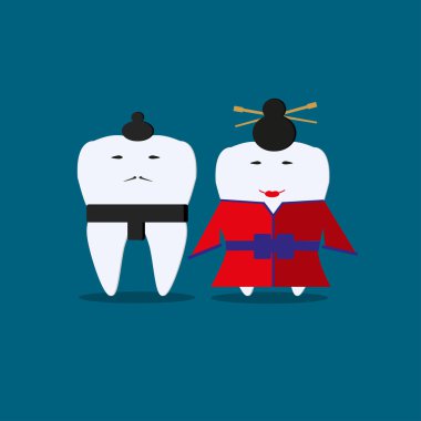 Komik dişler karakterler