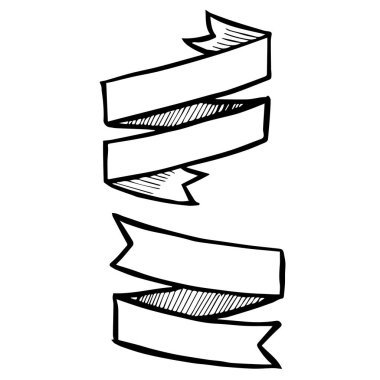 grunge şerit afiş kümesi