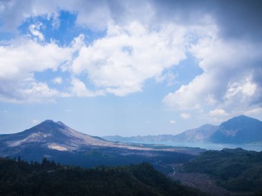 Bali volcano, Agung mountain from Kintamani in Bali