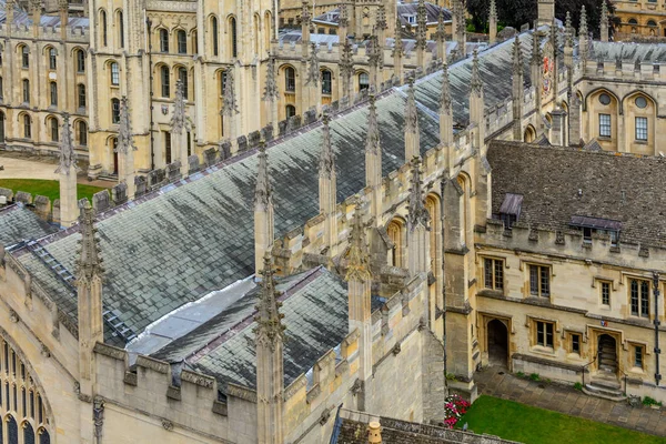 Detail of All Souls College, Oxford University, Oxford, UK. Arch — Stock Photo, Image