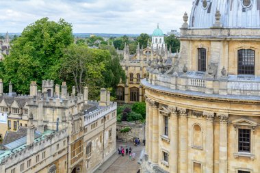 Oxford, İngiltere - 21 Ağustos Radcliffe kamera 2 Ağustos