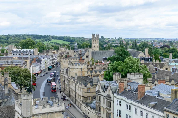 Panorama města Oxford, Velká Británie - 21. srpna, 21. srpna, — Stock fotografie