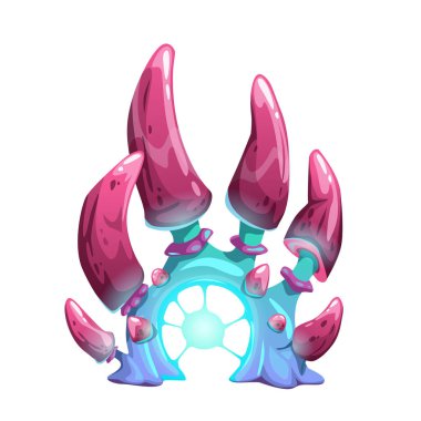 Fantezi çizgi film mantar.