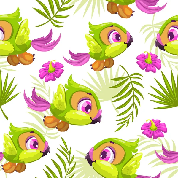 Seamless tropical pattern