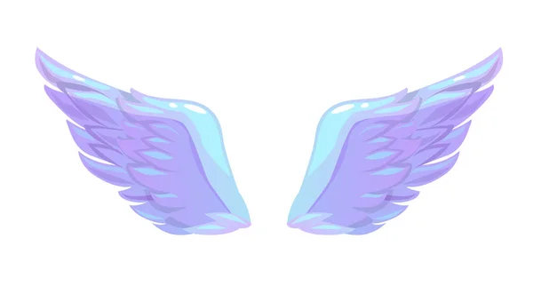 Krásný anděl křídla ikona. — Stockový vektor
