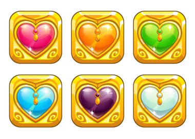 Altın çizgi film aşk muska