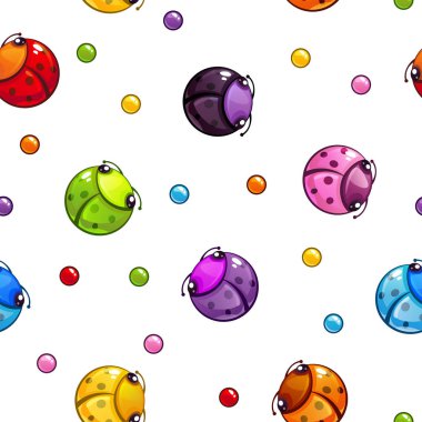 Renkli yuvarlak hata ile Seamless Modeli.