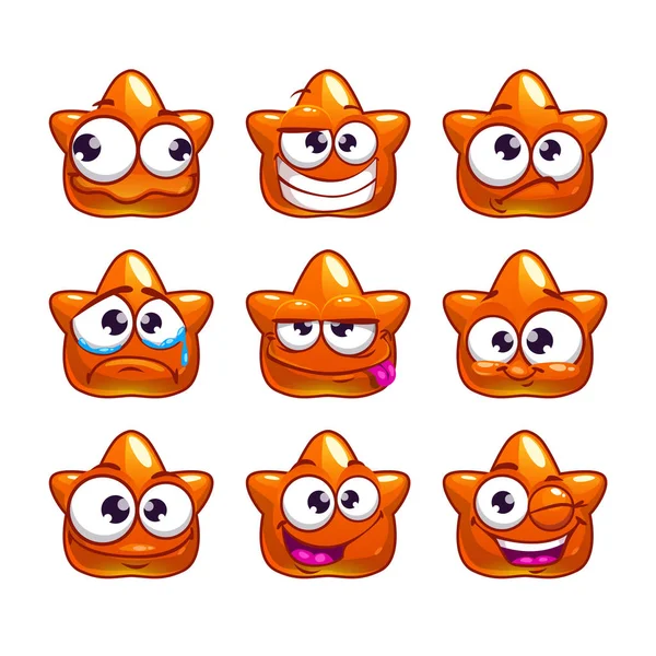 Komik karikatür portakal jöle canavar