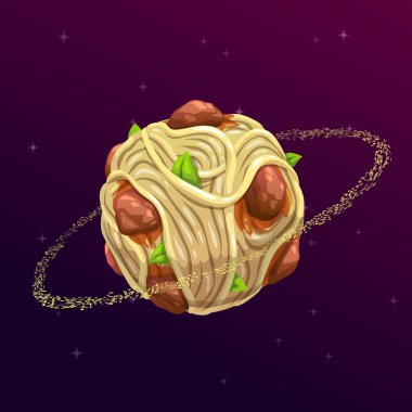 Spagetti gezegen kavramı.