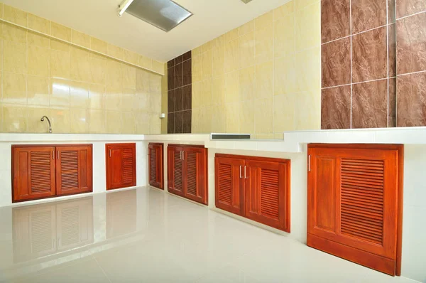 Empty concrete counter kitchen — Stock Photo, Image